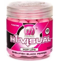 Mainline Hi-Visual Washed Out Pop-Ups Pink Shellfish Black Pepper 15 Mm