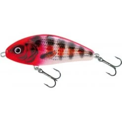Salmo Fatso Holo Floating 10cm Red Head Striper