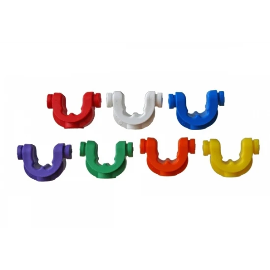 JAG Products Lockdown Rod Grip - Paquete De 6 Inserciones Naranjas Grandes - Imagen 2