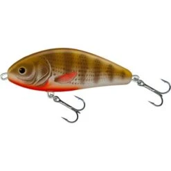 Salmo Fatso Percha Hundida 14cm Marrón