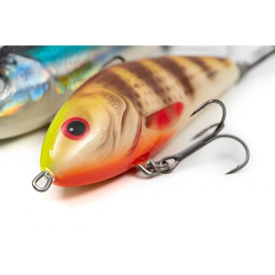 Salmo Fatso Percha Hundida 10cm Marrón Manchada - Imagen 3